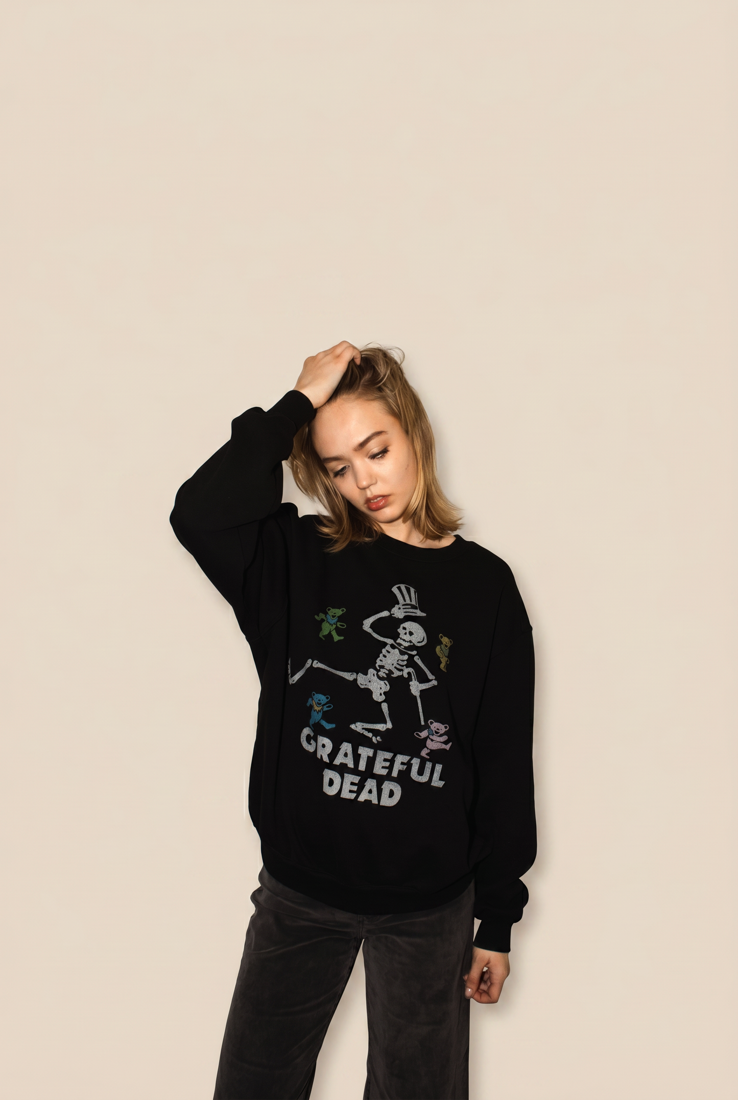 Grateful Dead Trucking Sweatshirt in M view 3 - Grateful Dead Sweatshirt Men (top)