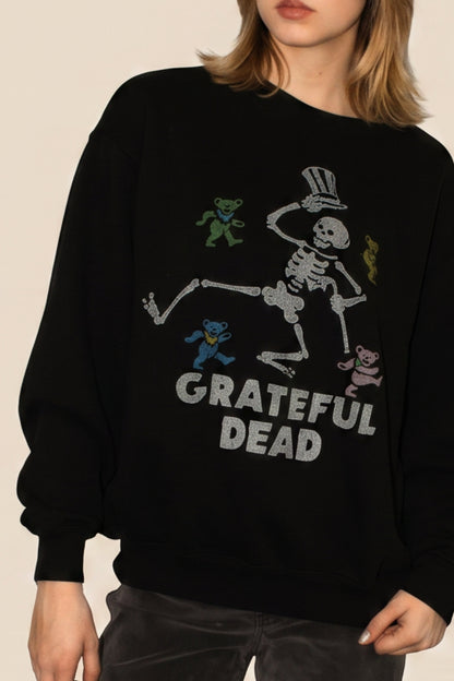 Grateful Dead Trucking Sweatshirt in S view 2 - Grateful Dead Sweatshirt Men (top)