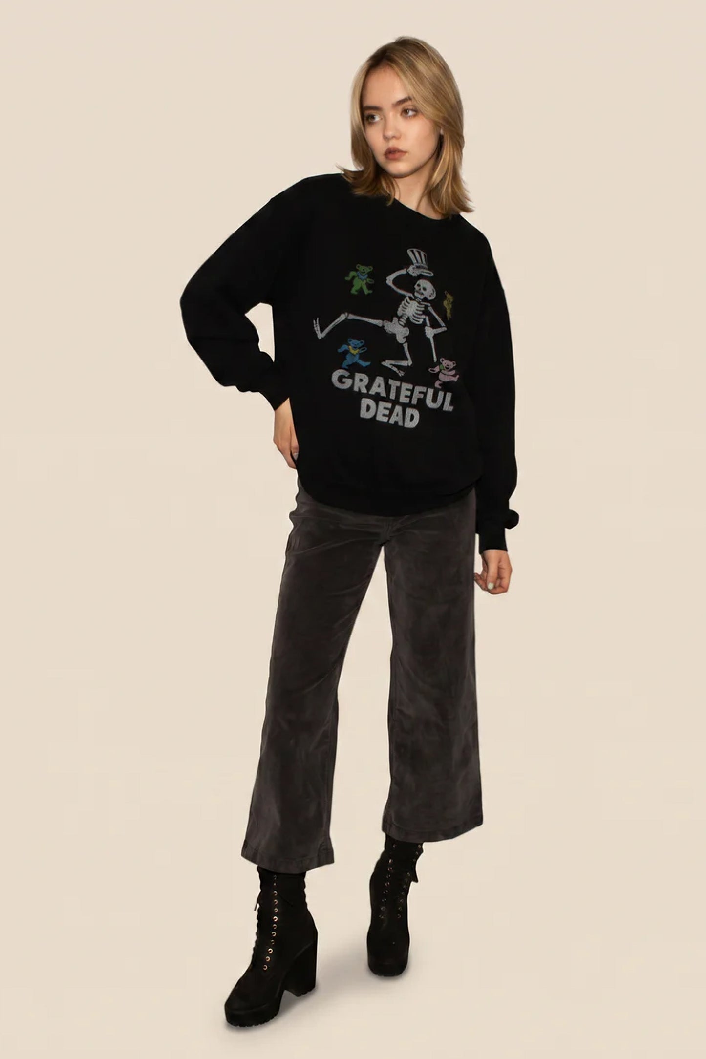 Grateful Dead Trucking Sweatshirt in XS - Grateful Dead Sweatshirt Men (top)