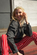 Grateful Dead Zip Sweatshirt Black view 4 (top) - grateful dead sweatshirt women, grateful dead sweatsh - shop at us.meeeshop