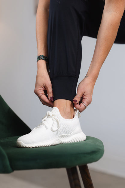 Gravity Resilient Jogger in Black view 4 (bottom)