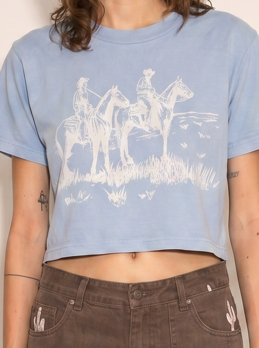 Greener Pastures Tee in S view 2 - Green Grass Tea (top)
