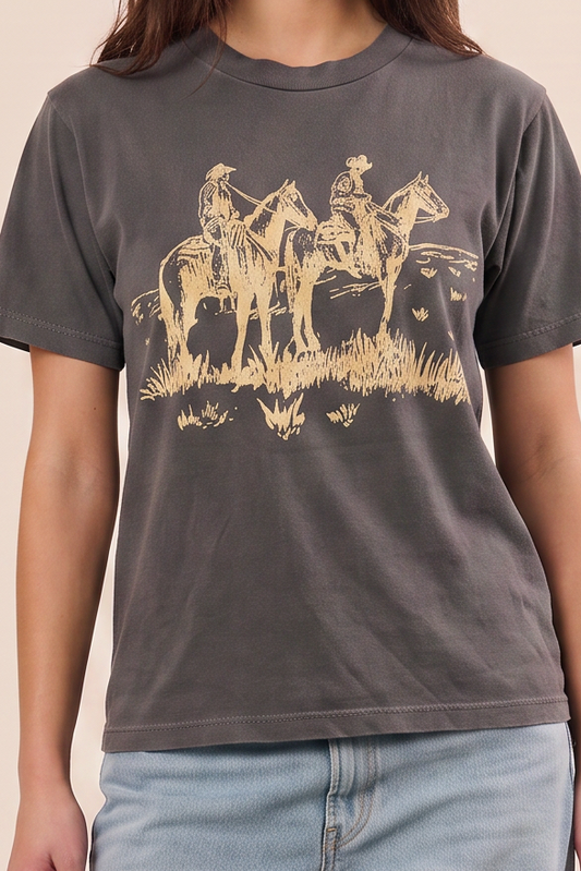 Greener Pastures Tee in S view 2 - Greener Pastures 19 6311 Tcx (top)