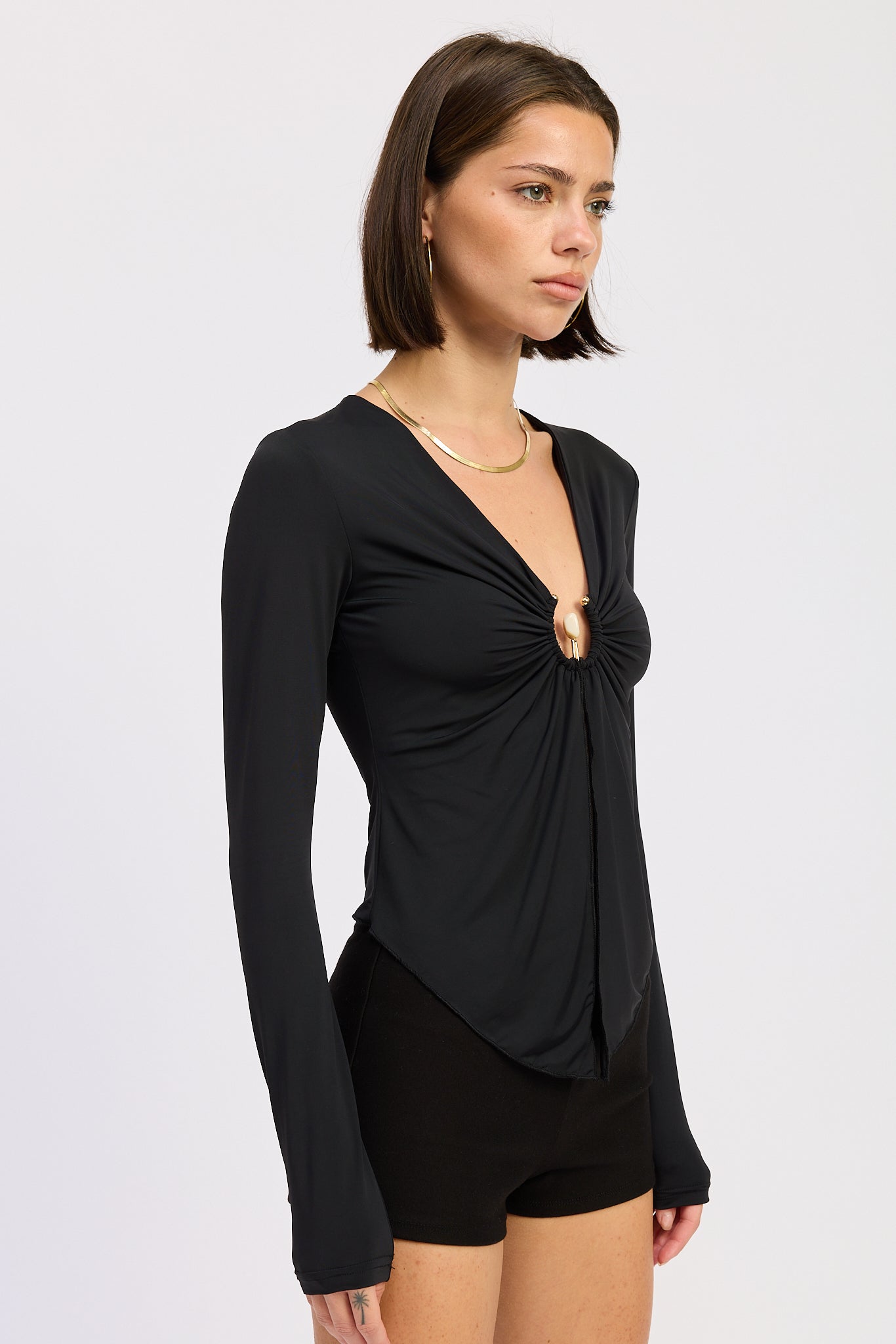 Guinevere Top in Black view 6 - Guinevere Clothing