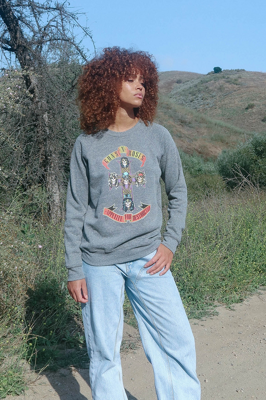 Guns N Roses Appetite for Destruction Fleece Sweatshirt in S view 2 - Guns Roses T Shirt (top)