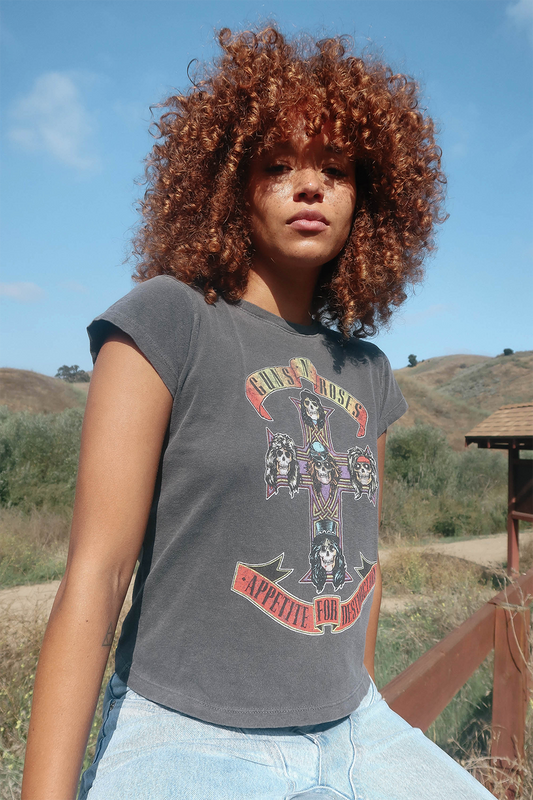 Guns N Roses Appetite for Destruction Shrunken Tee in XS - Guns Roses Shirt (top)