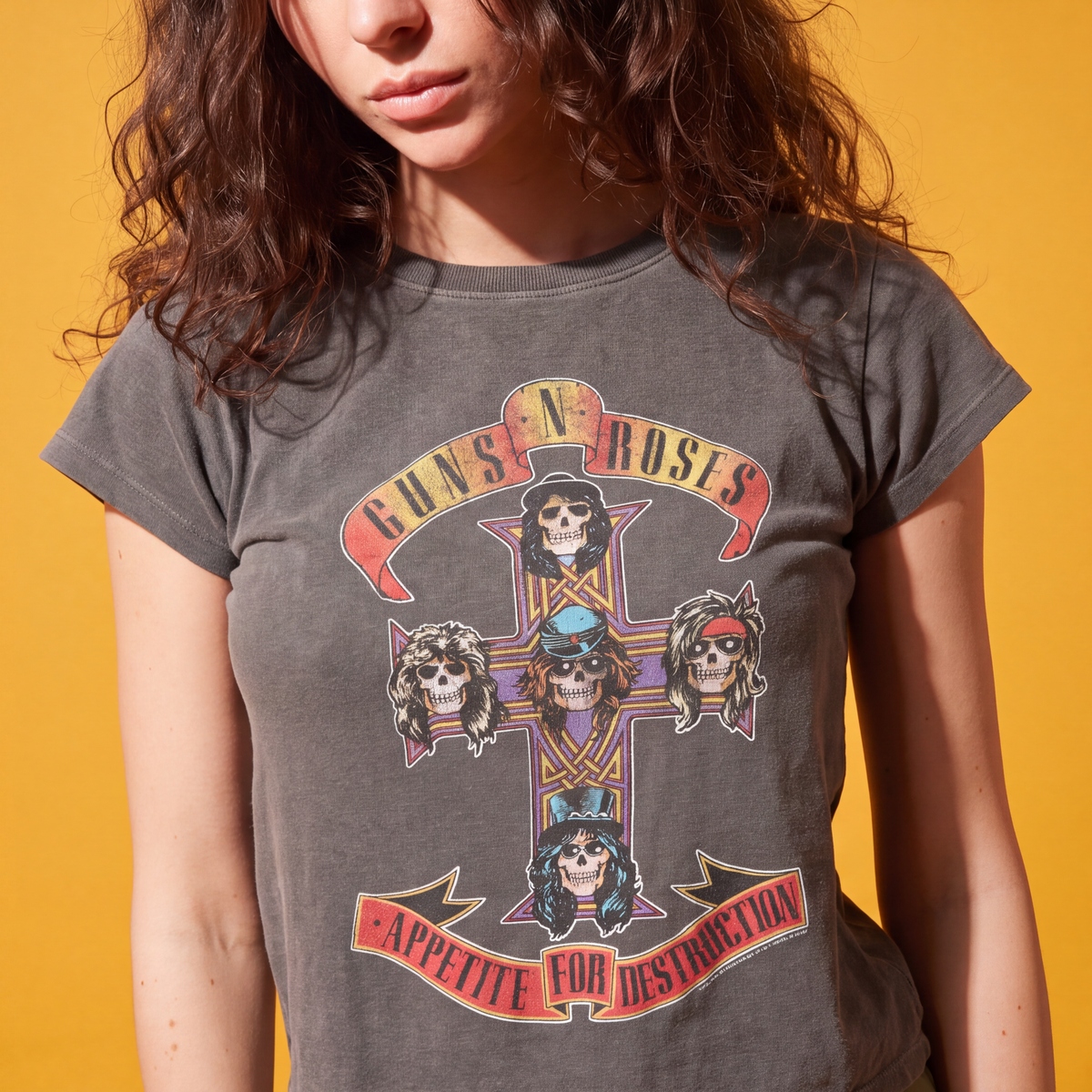 Guns N Roses Midnight Cross Tee in M view 3 - Guns Roses Shirt (top)