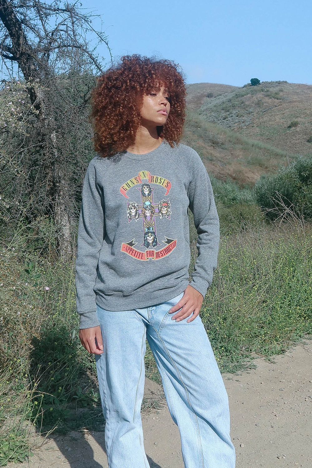 Guns N Roses Appetite for Destruction Fleece Sweatshirt S view 2 (top) - guns roses t shirt, guns roses - shop at us.meeeshop