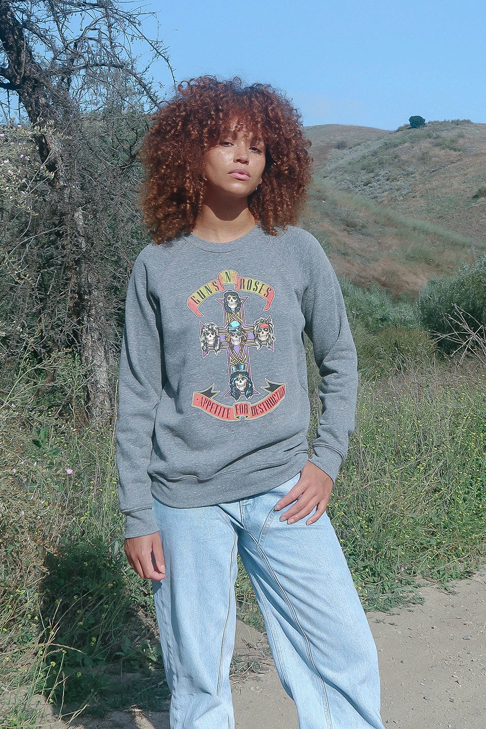 Guns N Roses Appetite for Destruction Fleece Sweatshirt M view 3 (top) - guns roses t shirt, guns roses - shop at us.meeeshop