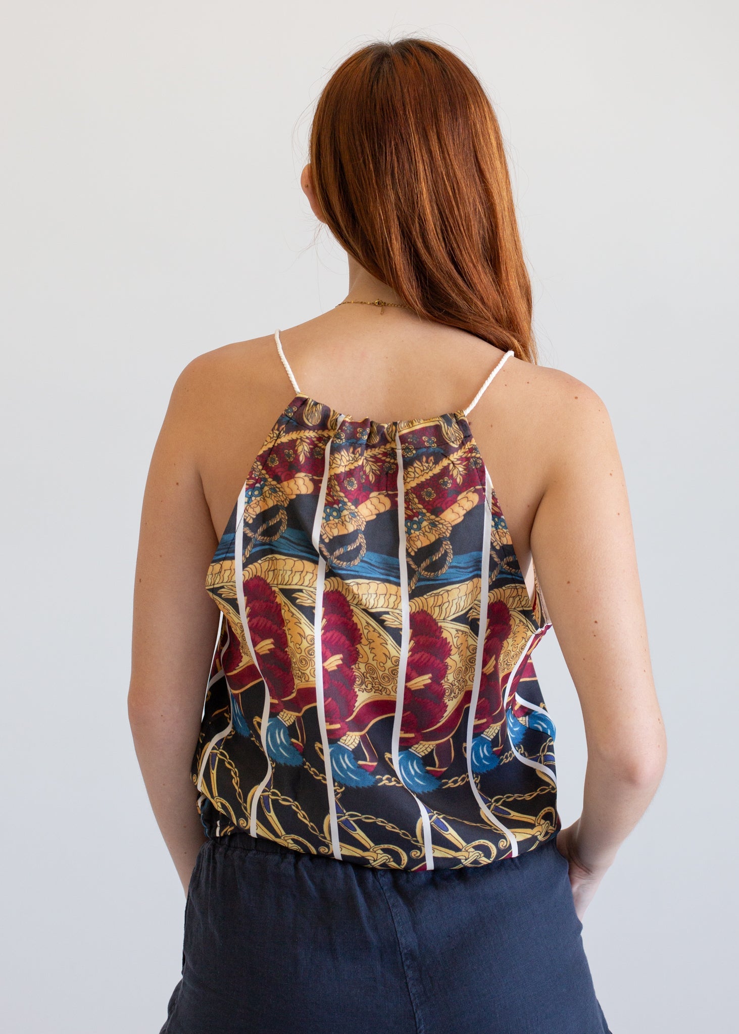 Halter Tank in M view 3 - Halter Tank Top