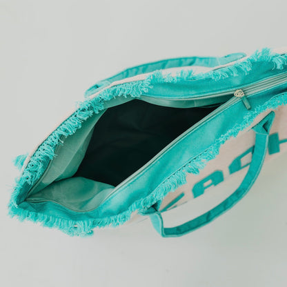 Hanalei Terry Cloth Beach Tote Bag view 10 - Summer Outfit Idea - Hanalei Towel
