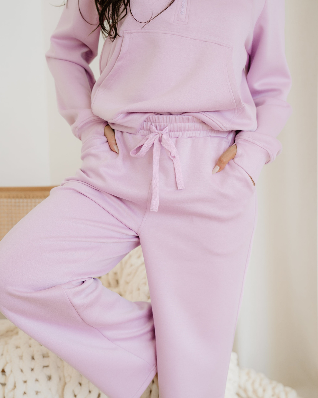 Harlow Active Pants 2pcs Outfit - Purple view 6 - Outfit Purple (bottom)