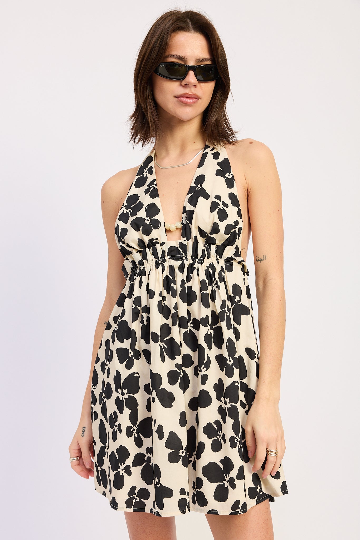 Harlow Halter Mini Dress view 4 - Harlow Halter Dress Benni