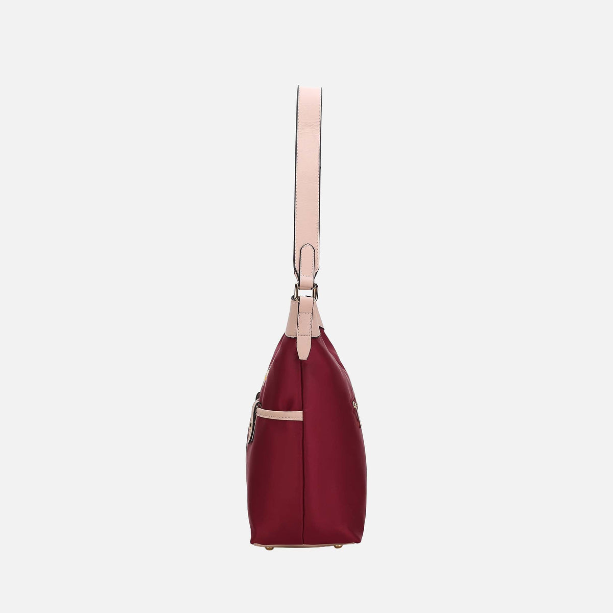 Harper Nylon Shoulder Bag and Set in Coffee view 4 - Set Bag (one-piece)