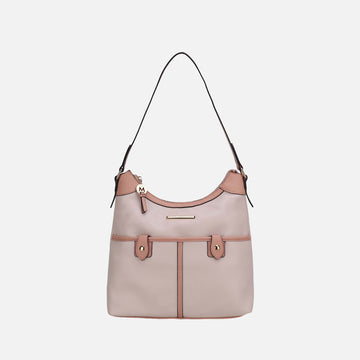 Harper Shoulder Bag in Beige - Harper Shoulder Bag Coach