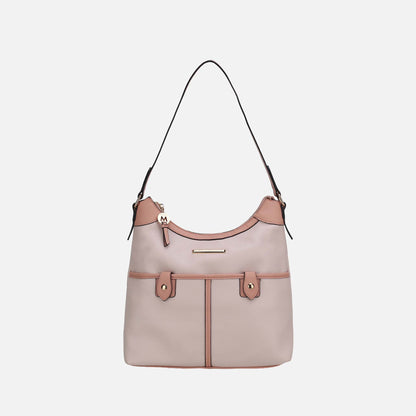 Harper Shoulder Bag in Beige - Harper Shoulder Bag Coach