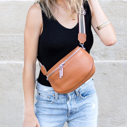 Hazel Genuine Leather Sling Bag view 4
