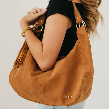 Hazel Hobo Shoulder Bag with Tassel view 4 - Hazel Hobo Bag Charles And Keith