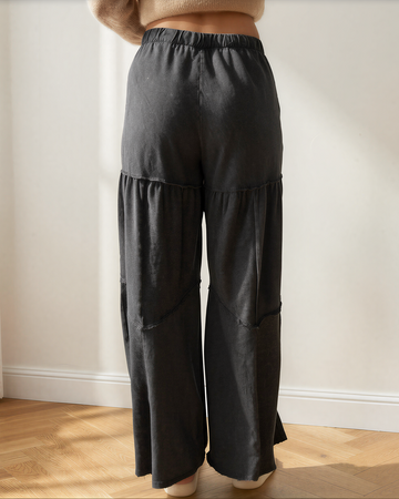 Hazel Mineral Wash Drawstring Pants in M view 2 (bottom)