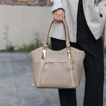 Hazel Signature Tote Bag in Black view 2 - Bag Tote