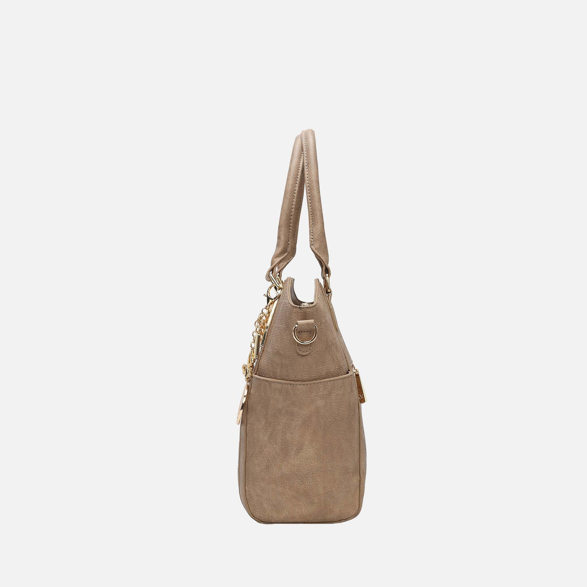Hazel Signature Tote Bag in Gray view 5 - Bag Tote