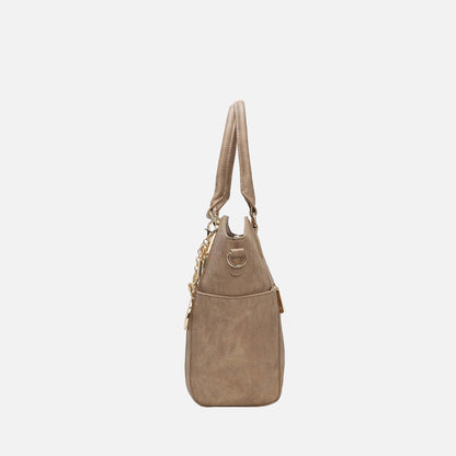 Hazel Signature Tote Bag in Gray view 5 - Bag Tote