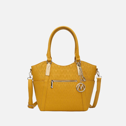 Hazel Signature Tote Bag in Taupe view 13 - Bag Tote
