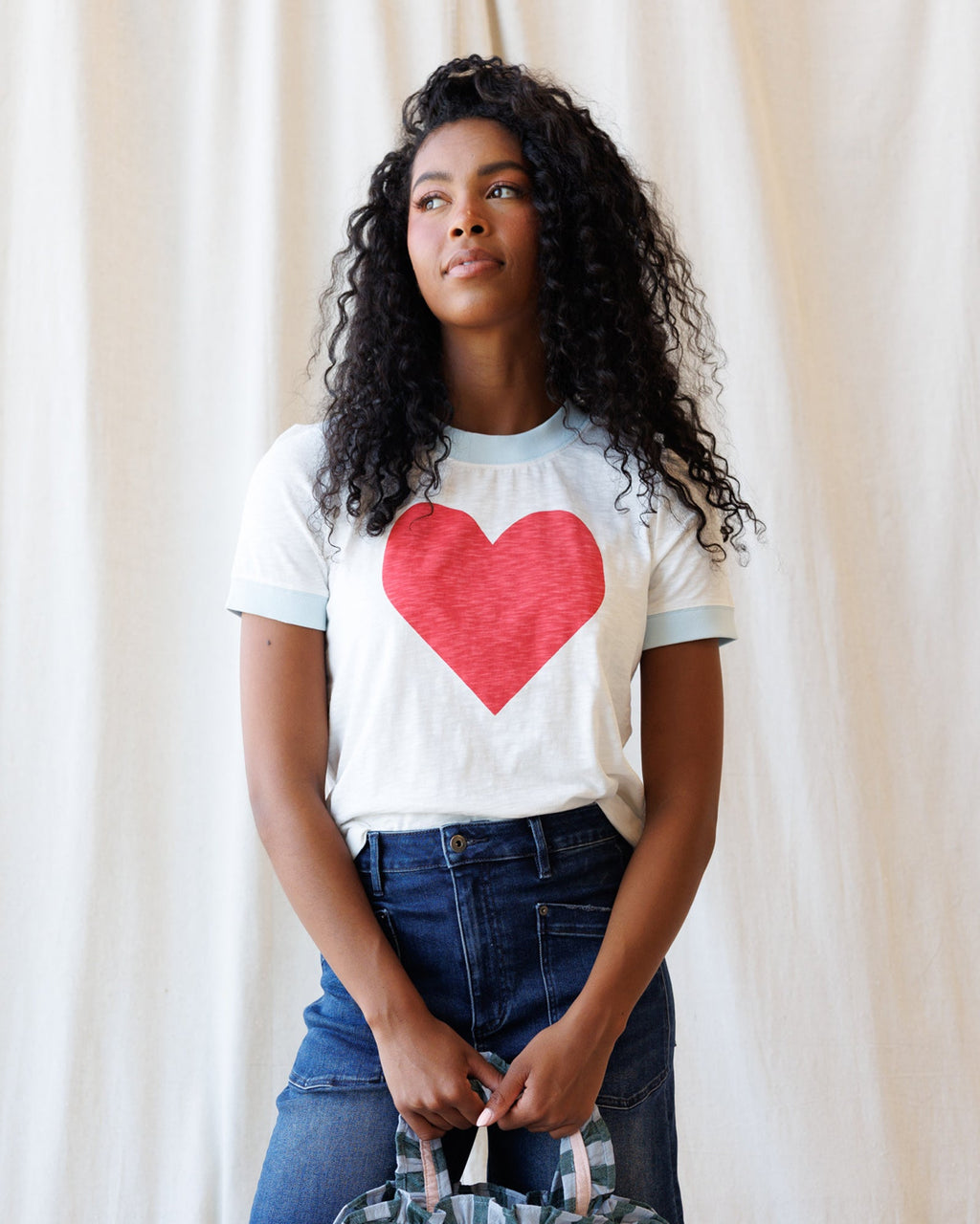 Heart to Heart Ringer Tee XS (top) - heart heart shirt, heart t heart, why does my heart heart - shop at us.meeeshop