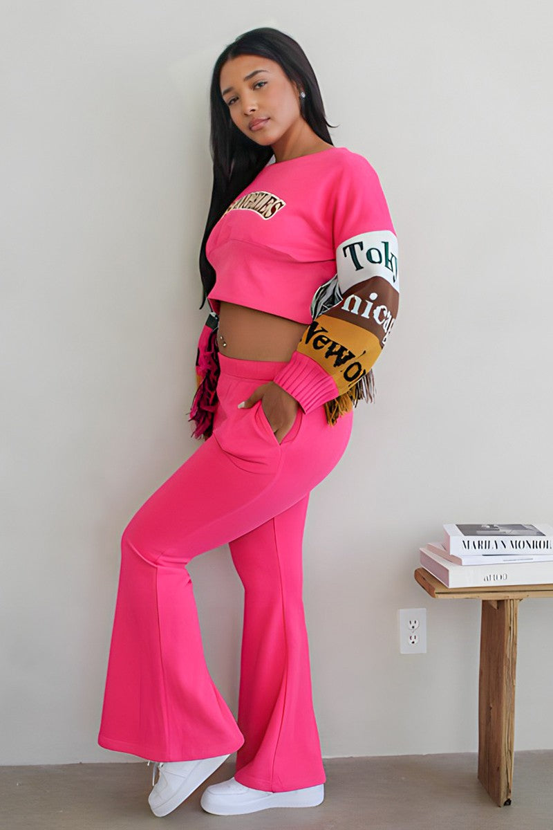 Heart of the City Lounge Wear Set - MeeeShop Women's Fashion