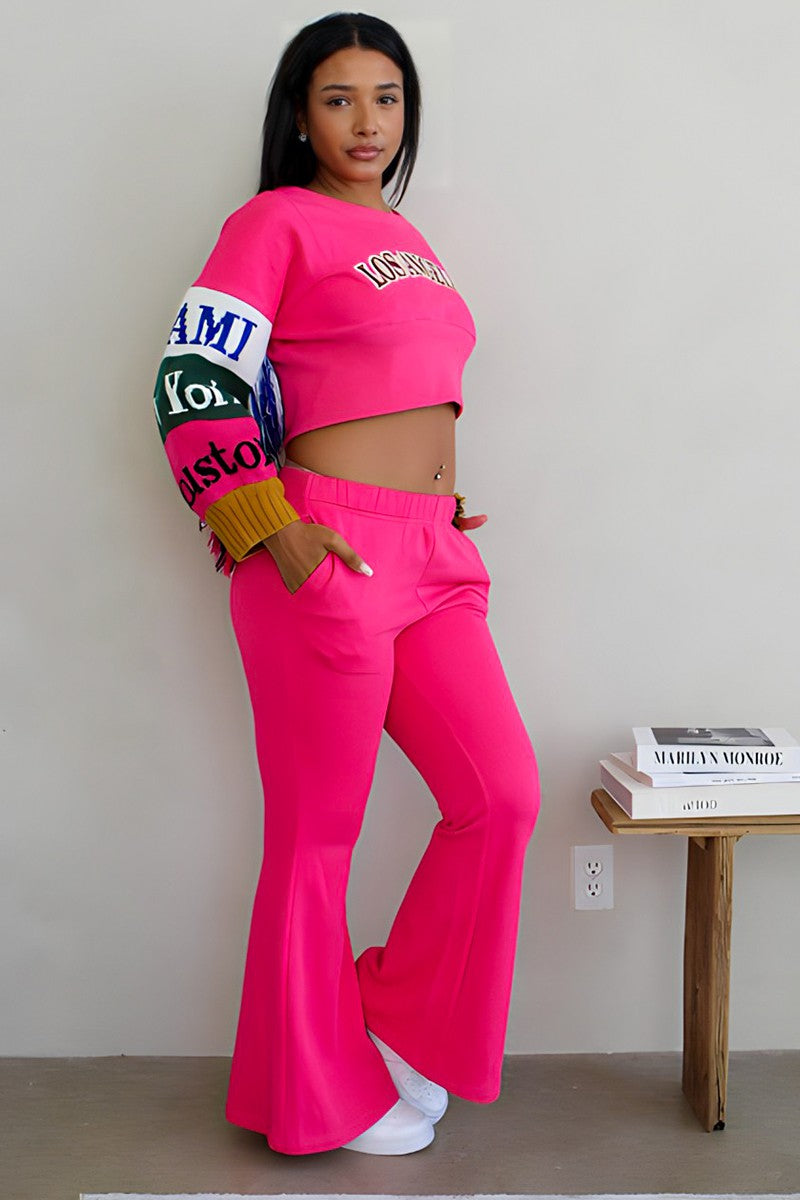 Heart of the City Lounge Wear Set - MeeeShop Women's Fashion