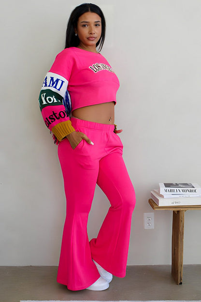 Heart of the City Lounge Wear Set - MeeeShop Women's Fashion