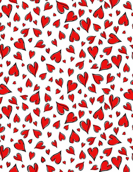Hearts Bow Top in M view 2 - Heart Bow Shirt