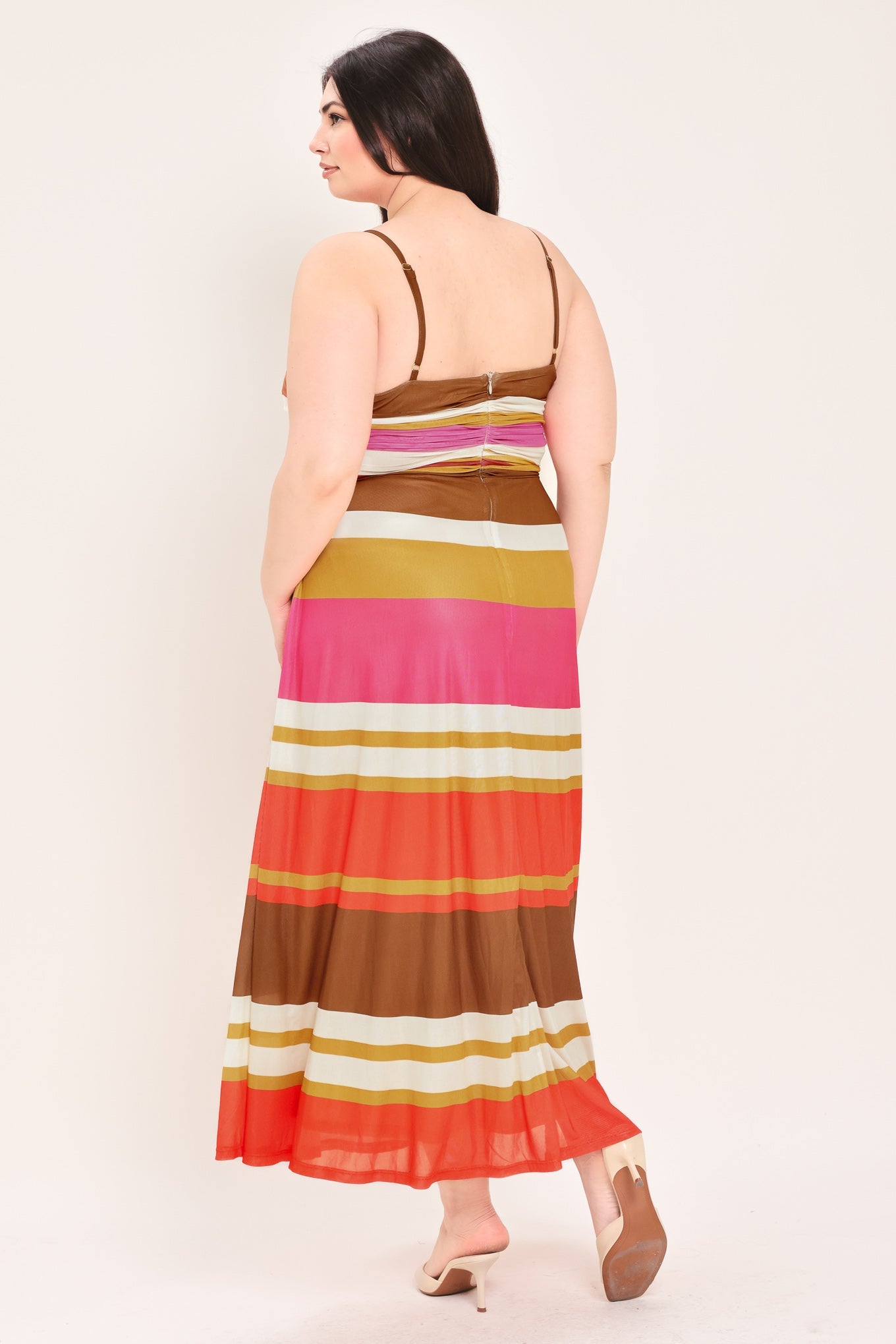 Heat Waves Power Mesh Midi Dress view 10 - Heat Waves Dress Pattern