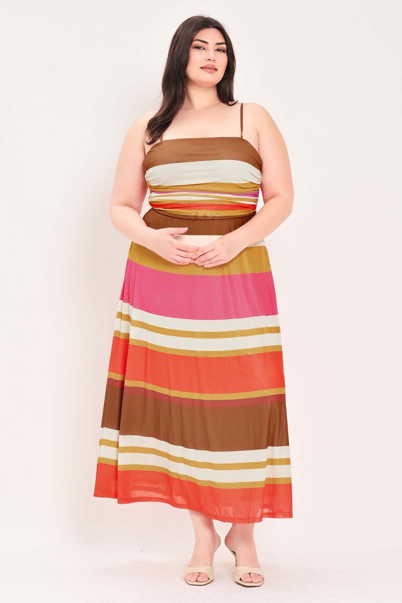 Heat Waves Power Mesh Midi Dress view 7 - Heat Waves Dress Pattern