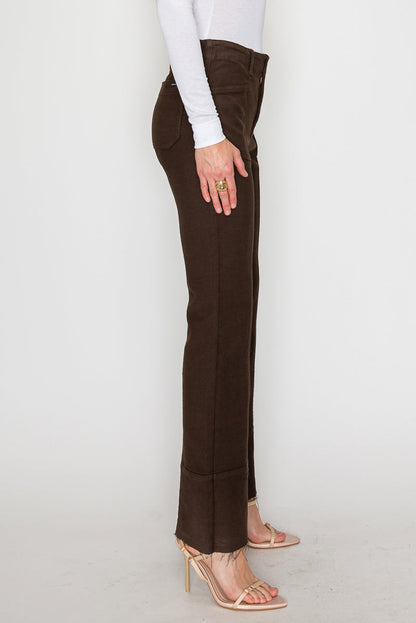 Helena Tummy Control High Rise Bootcut Jeans in 13 (30) view 6 - High-Waisted (bottom)