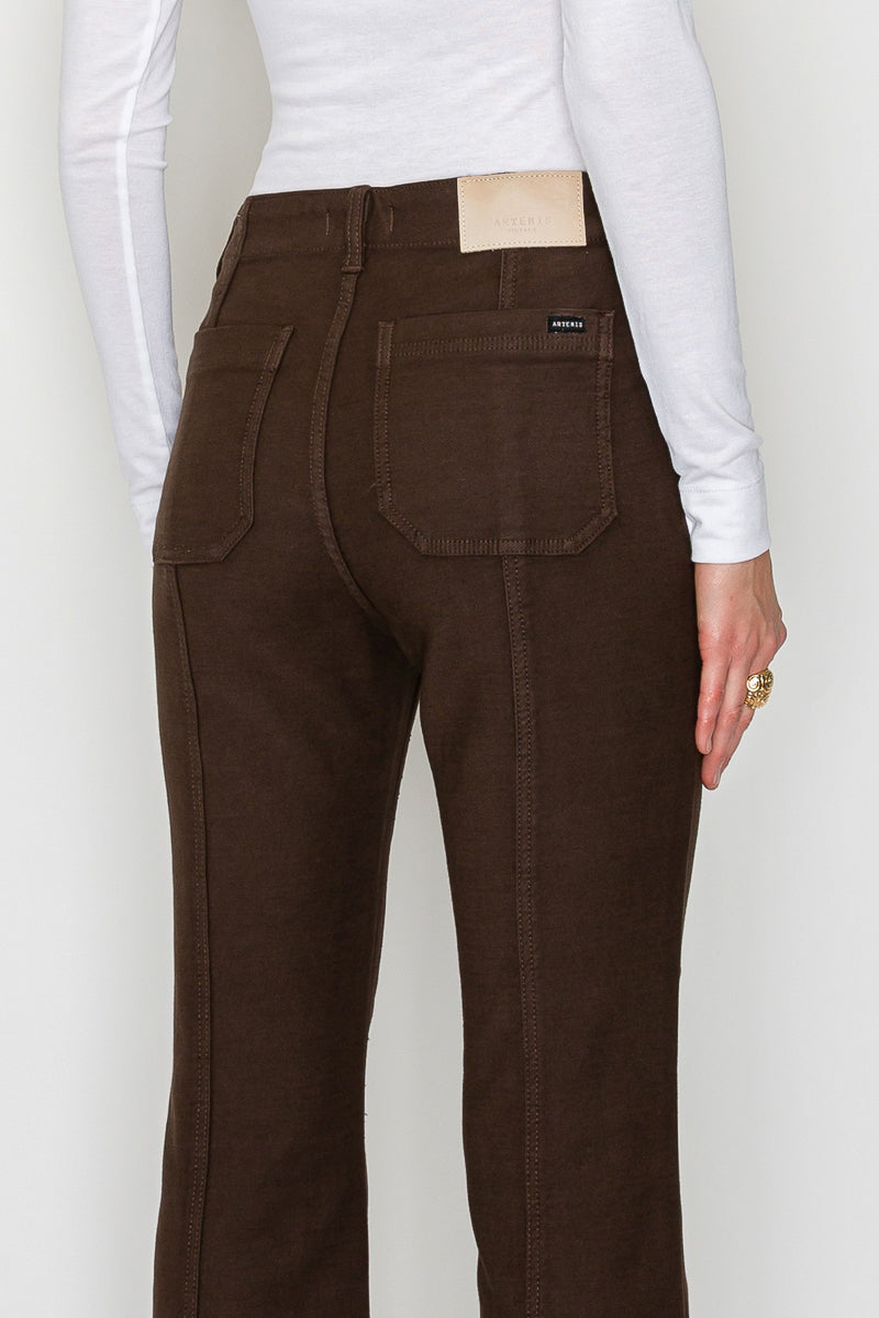 Helena Tummy Control High Rise Bootcut Jeans in 9 (28) view 4 - High-Waisted (bottom)