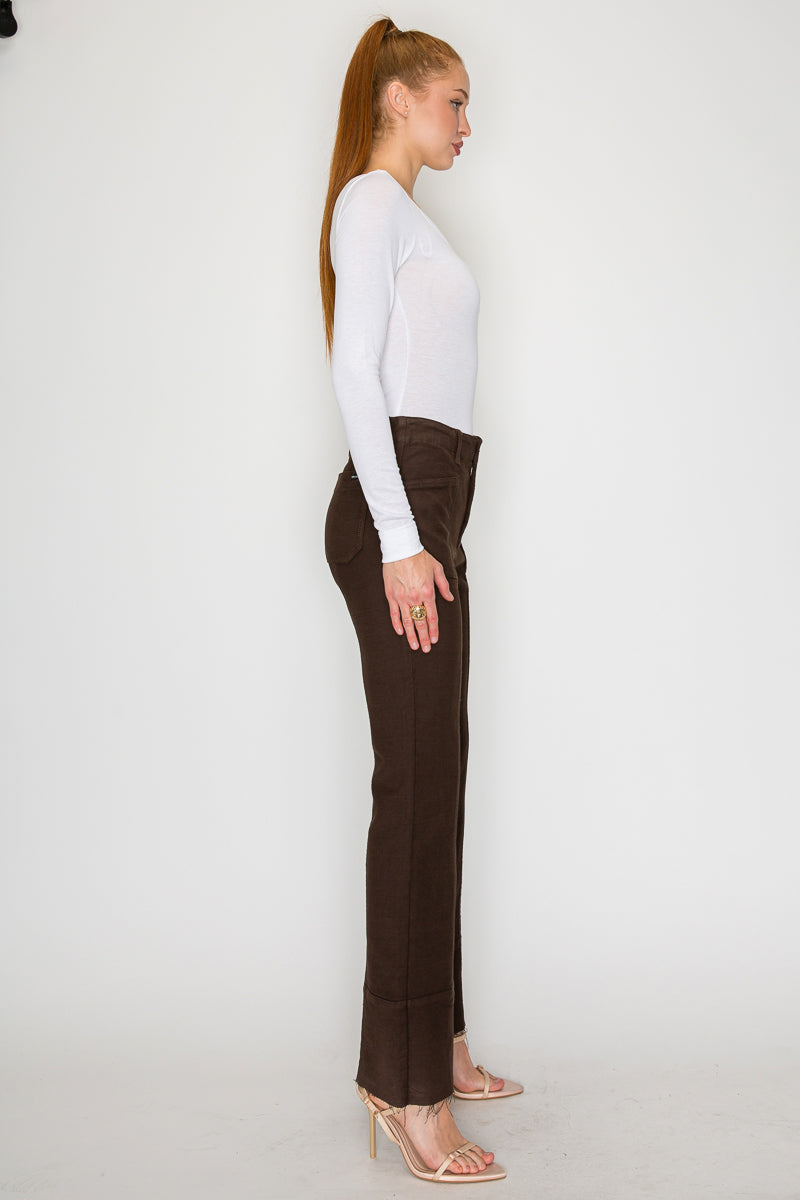 Helena Tummy Control High Rise Bootcut Jeans view 9 - High-Waisted (bottom)