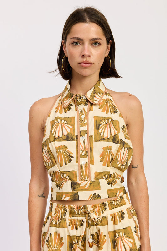 Helga Top in Shell Multi