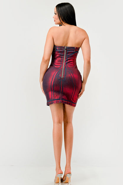 Hellcat Denim Dress - MeeeShop Women's Fashion