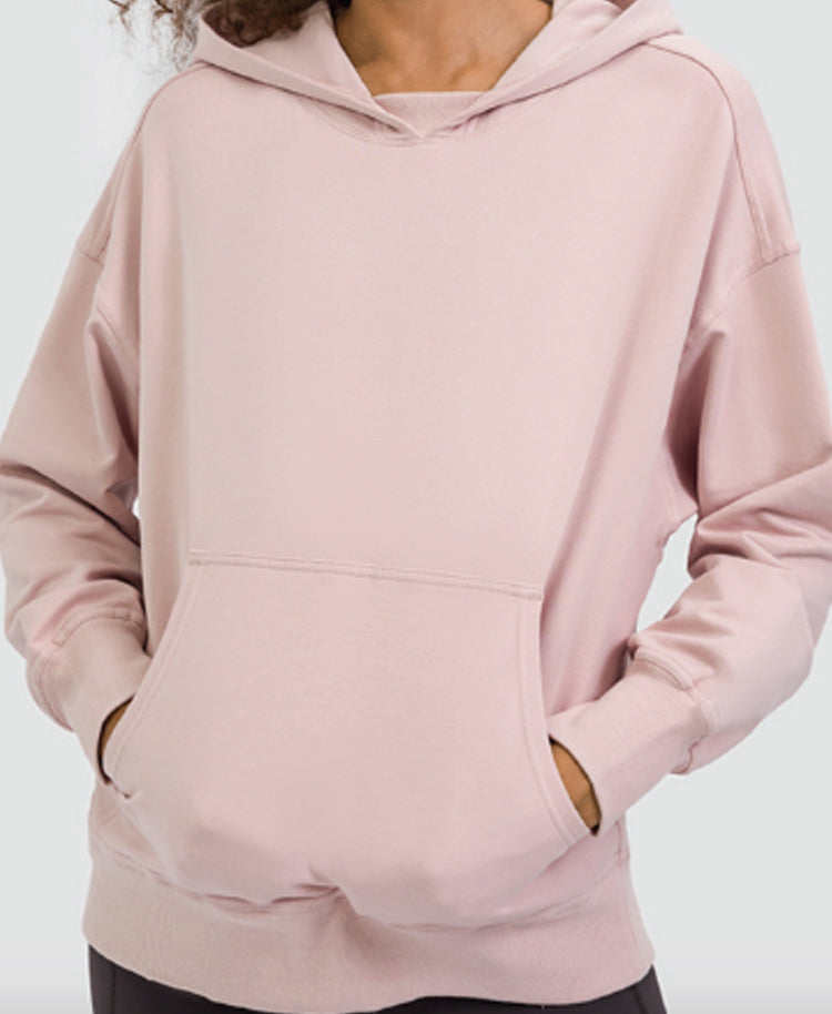 Helloday.us Chill Mode Oversized Sweatshirt with Hood in BLACK - Relaxed Fit - Sweatshirt Hood (top)
