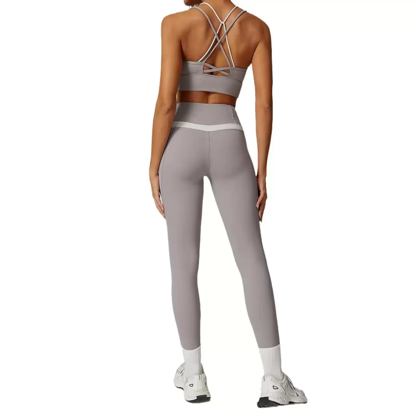 Helloday.us Contour Flex Two-tone Leggings in Black view 11 - Flex Contour Tights (bottom)