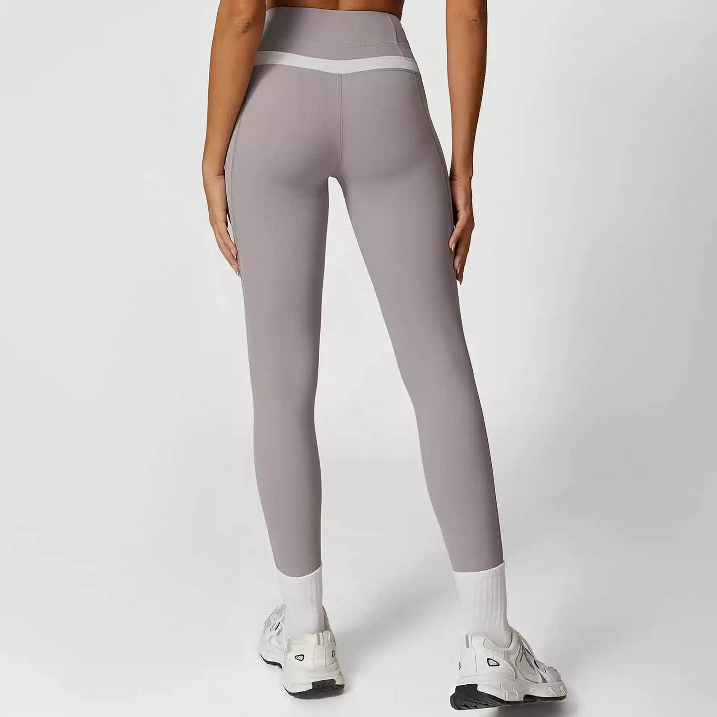 Helloday.us Contour Flex Two-tone Leggings in Purple view 8 - Flex Contour Tights (bottom)