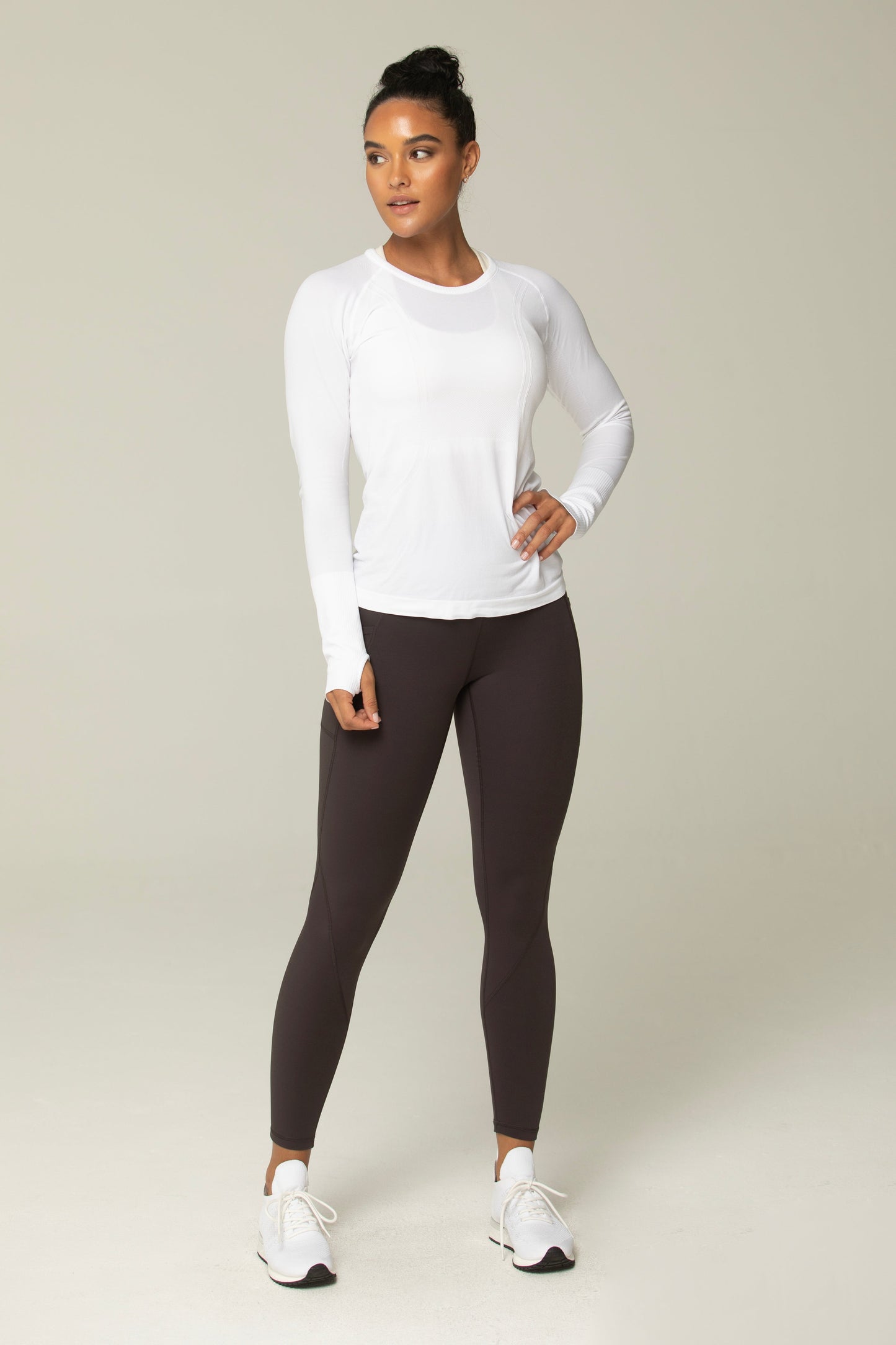 Helloday.us Crescent Tech Long Sleeve Shirt 3.0 Hip Length in YELLOW view 5 - Crescent Tester (top)
