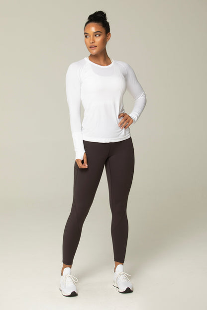 Helloday.us Crescent Tech Long Sleeve Shirt 3.0 Hip Length in YELLOW view 5 - Crescent Tester (top)