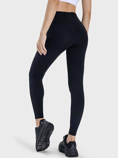 Helloday.us Essential High-waisted Compression Leggings for Women – Sculpting Tummy Control Workout Pants in Teal view 7