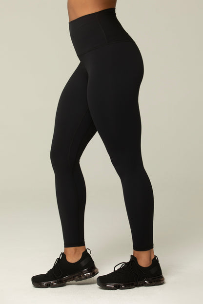Helloday.us Hello Day High Waist Smooth Leggings in RED view 4 - High-Waisted - Hello Leggings (bottom)