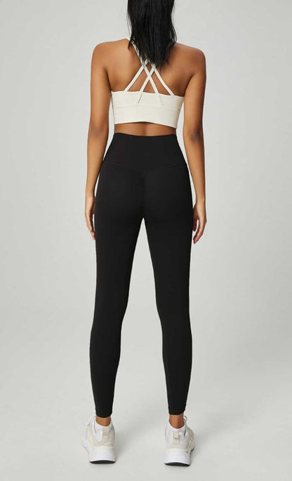Helloday.us Hello Day Peach Lift Sculpt Leggings in Black view 7 - Hello Leggings (bottom)