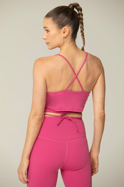 Helloday.us Tie Strap Active Bra & Legging 2 Piece Set in Mist Blue view 7 (bottom)