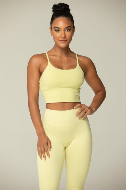 Helloday.us Yoga Legging & Cropped Bra 2 Piece Set in LIGHT GRAY view 4 - Yoga Pants Set (bottom)