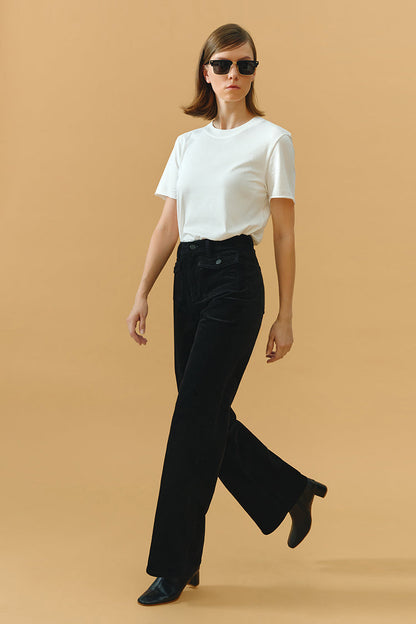 Hey Joanie 80's Baggy Corduroy Pants in Friday I'm in Love view 3 - Hey Joanie Jeans (bottom)